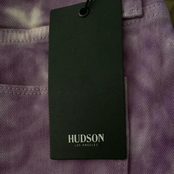 Hudson Viper Tie Dye Denim Miniskirt SZ 27 NWT - Picture 5 of 6